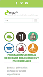 Mobile Screenshot of ergocv.com